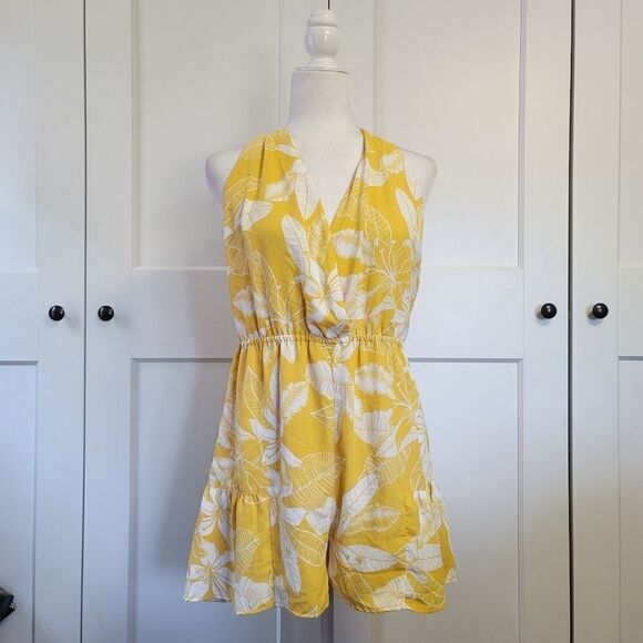 Emory Park yellow flower print romper - Picture 9 of 10